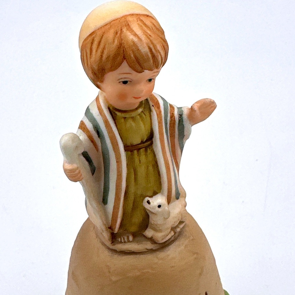 Vintage Enesco Little Bible Friends Joseph Bell Figurine 1980 Taiwan - Picture 5 of 5